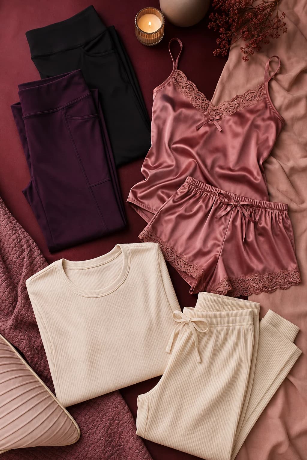 Sleepwear and leggings