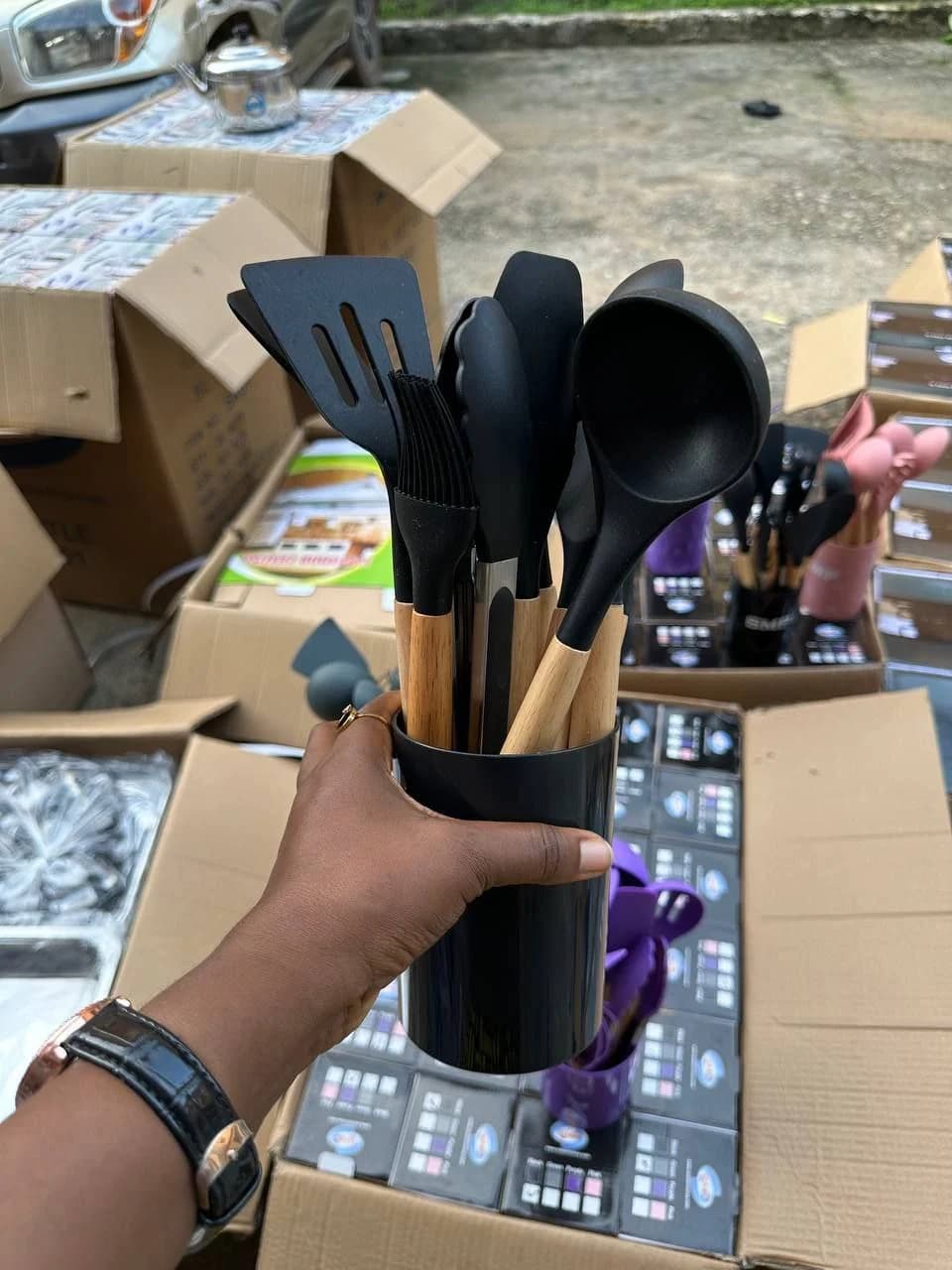 SMP Silicon spoon set